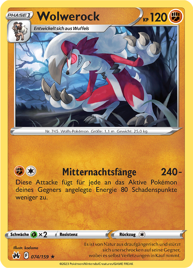 Wolwerock (Reverse Holo)