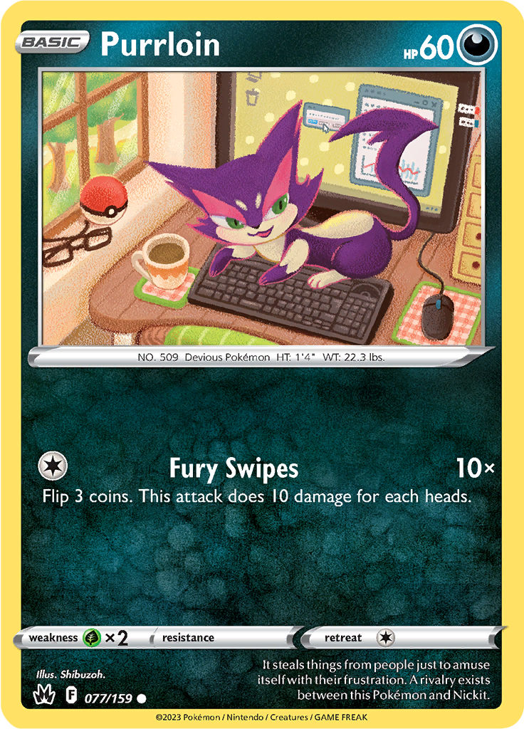 Purrloin (Reverse Holo)