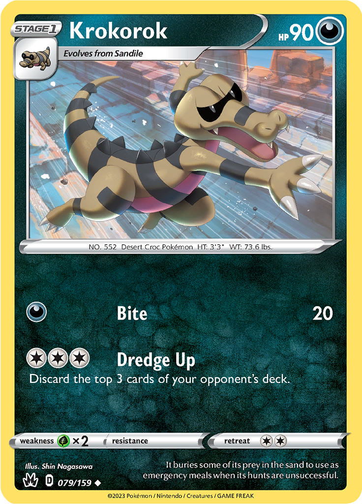 Krokorok (Reverse Holo)