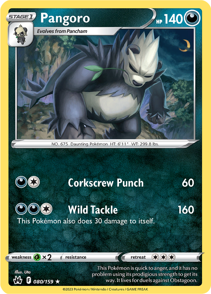 Pangoro (Reverse Holo)