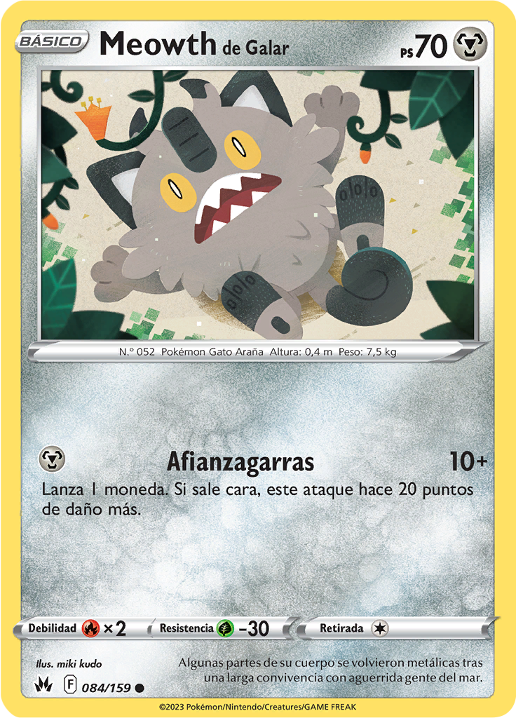 Meowth de Galar (Reverse Holo)