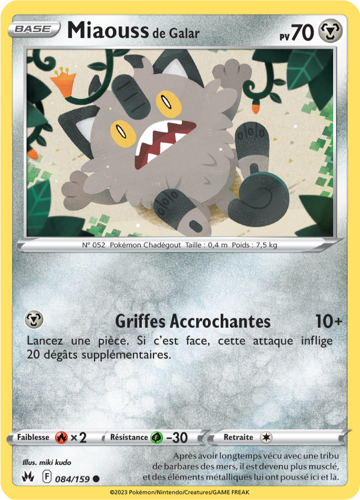 Miaouss de Galar (Reverse Holo)