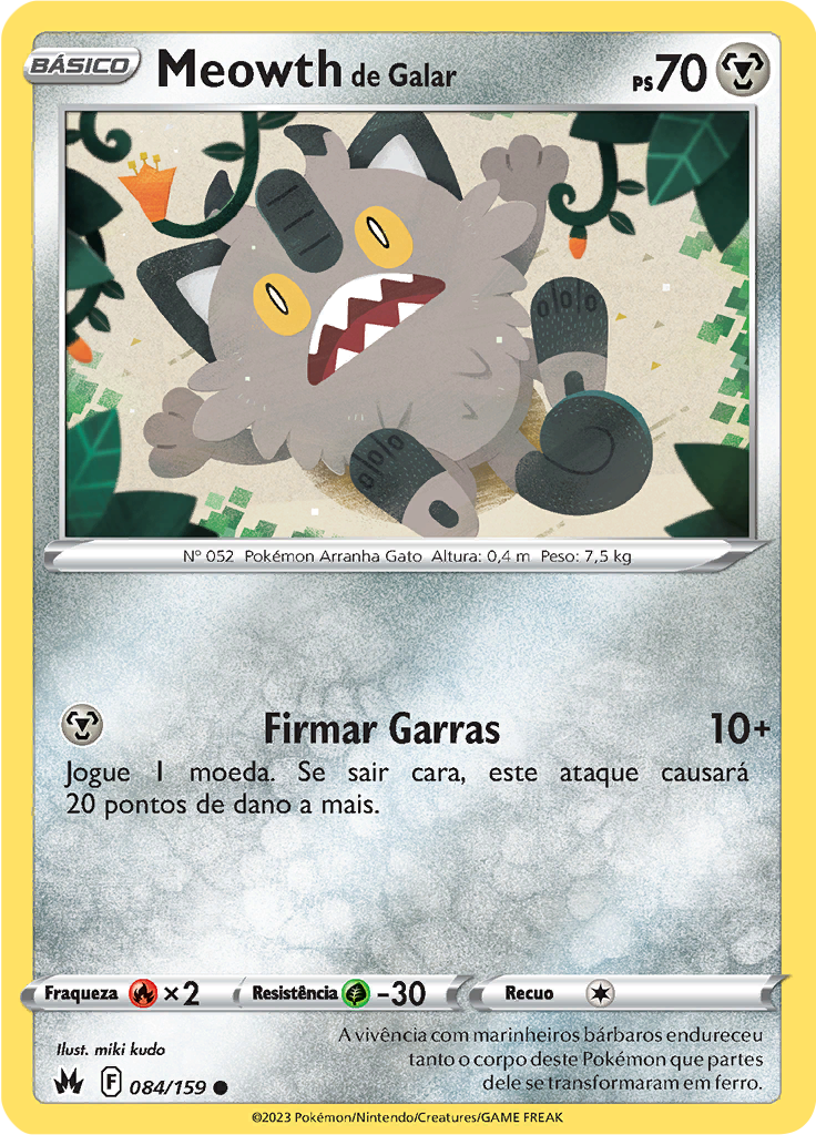 Meowth de Galar (Reverse Holo)
