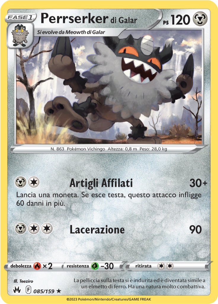 Perrserker di Galar (Reverse Holo)