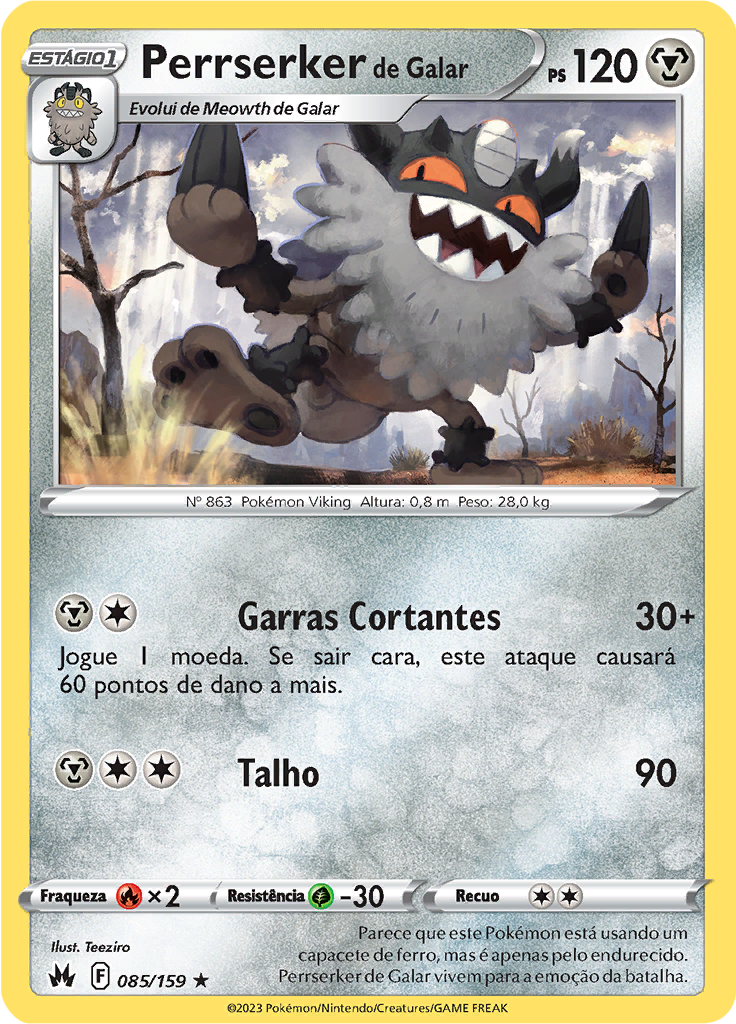 Perrserker de Galar (Reverse Holo)
