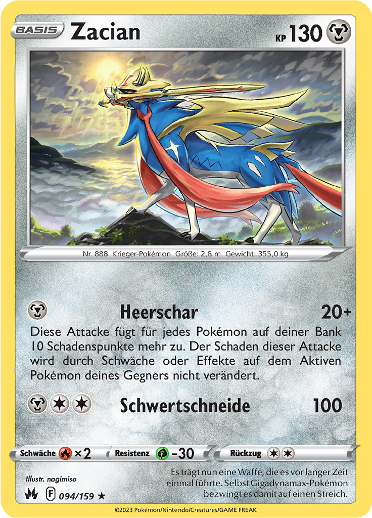 Zacian (Reverse Holo)