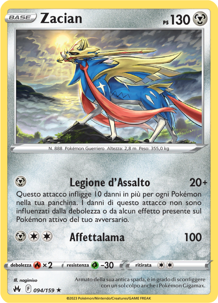 Zacian (Reverse Holo)