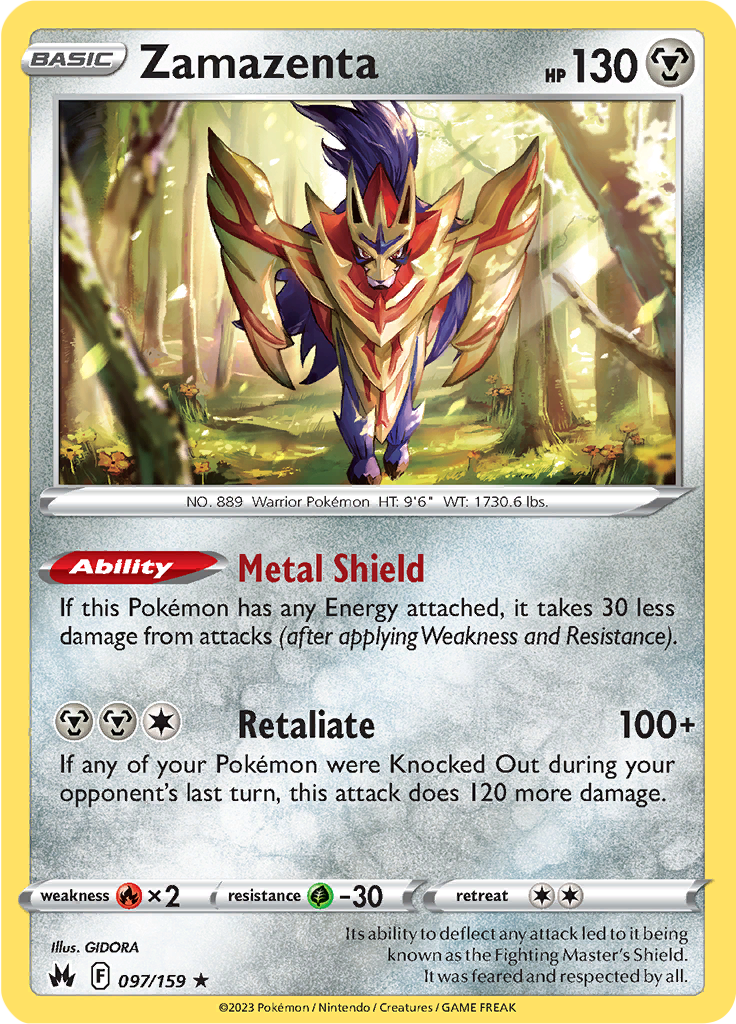Zamazenta (Reverse Holo)
