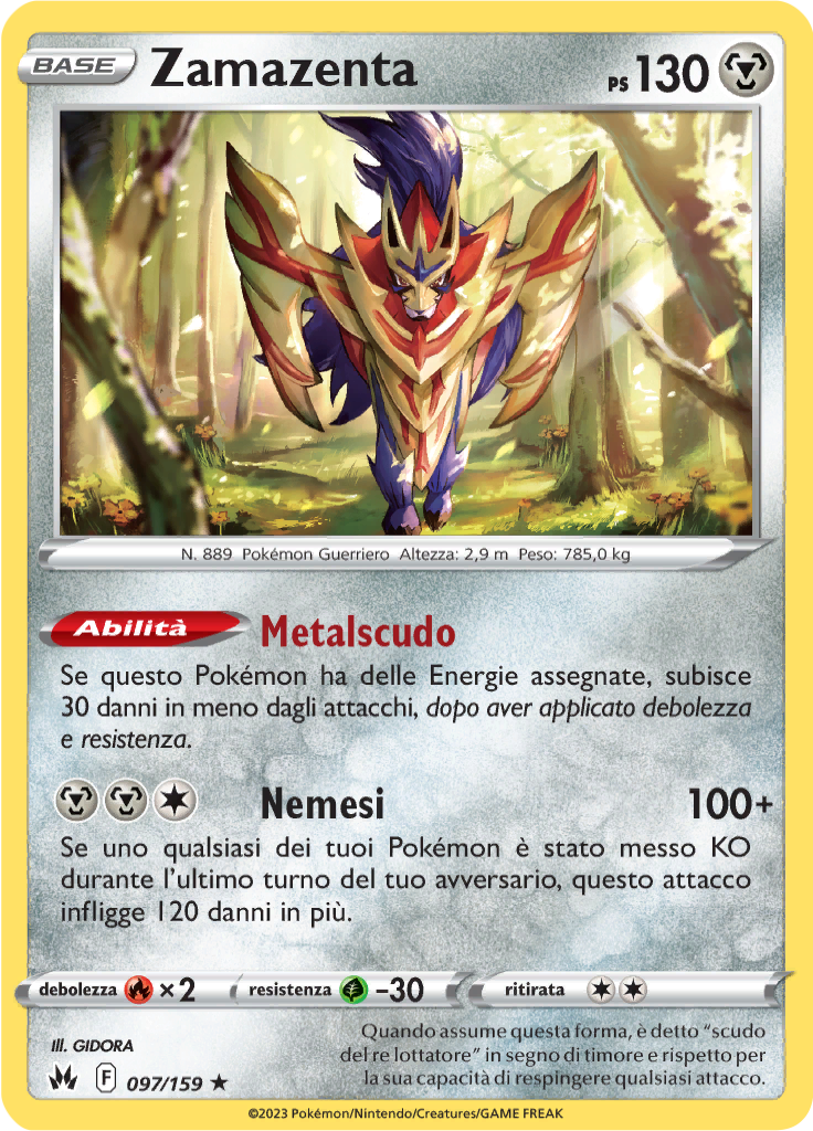 Zamazenta (Reverse Holo)