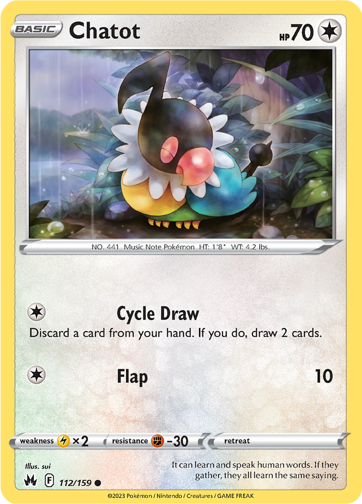 Chatot (Reverse Holo)