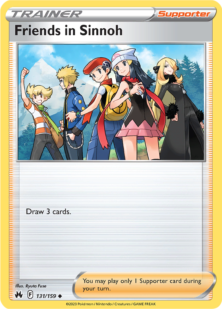 Friends in Sinnoh (Reverse Holo)