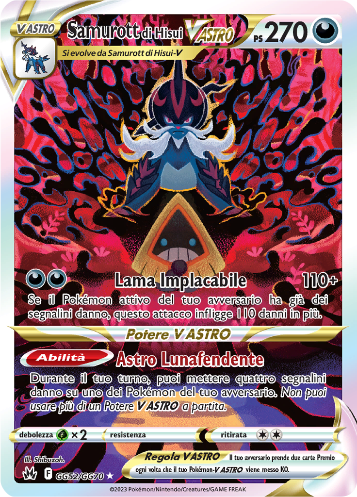Samurott di Hisui V ASTRO