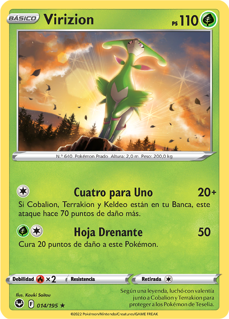 Virizion (Reverse Holo)