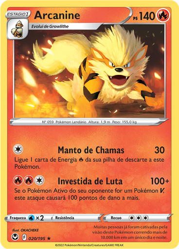 Arcanine (Reverse Holo)