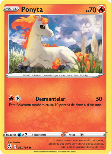 Ponyta (Reverse Holo)