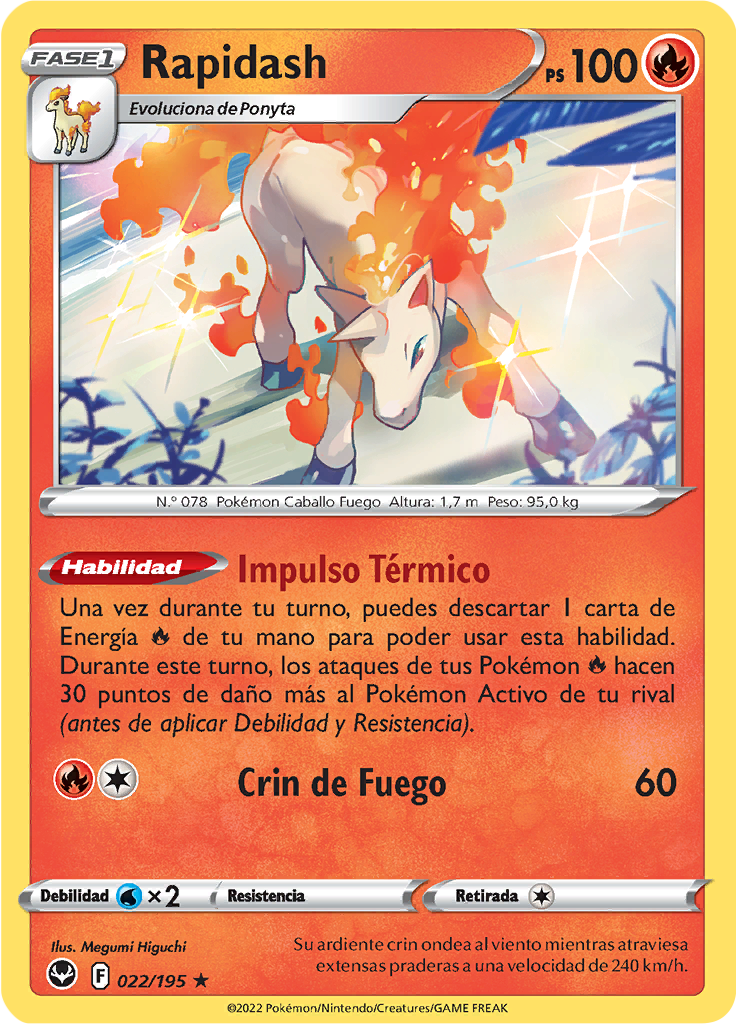 Rapidash (Reverse Holo)