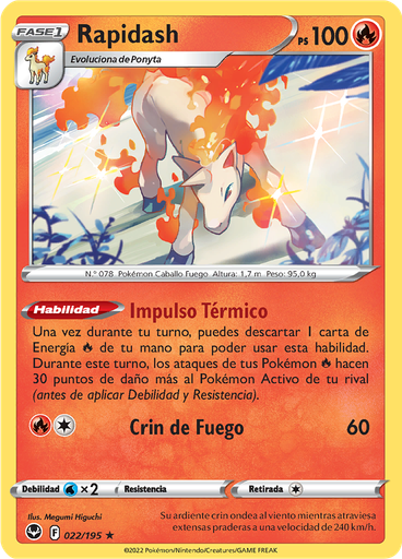 Rapidash (Reverse Holo)