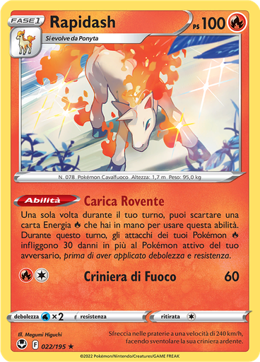 Rapidash (Reverse Holo)