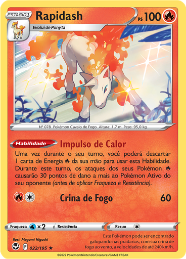 Rapidash (Reverse Holo)
