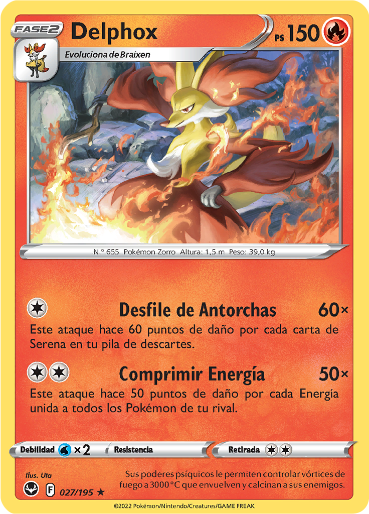 Delphox (Reverse Holo)