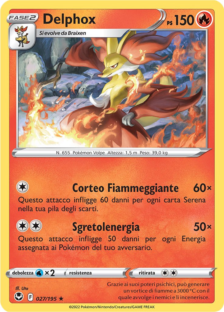 Delphox (Reverse Holo)