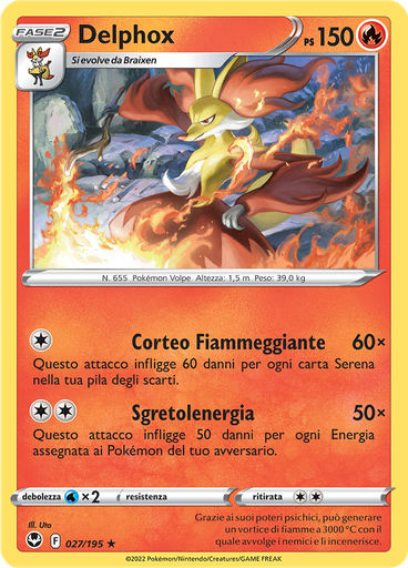 Delphox (Reverse Holo)
