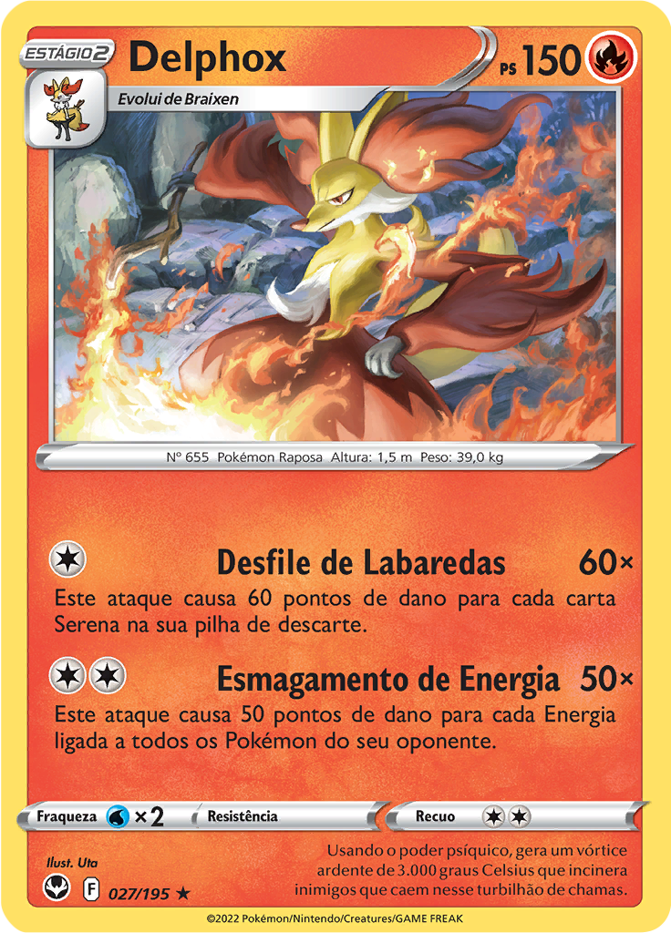 Delphox (Reverse Holo)