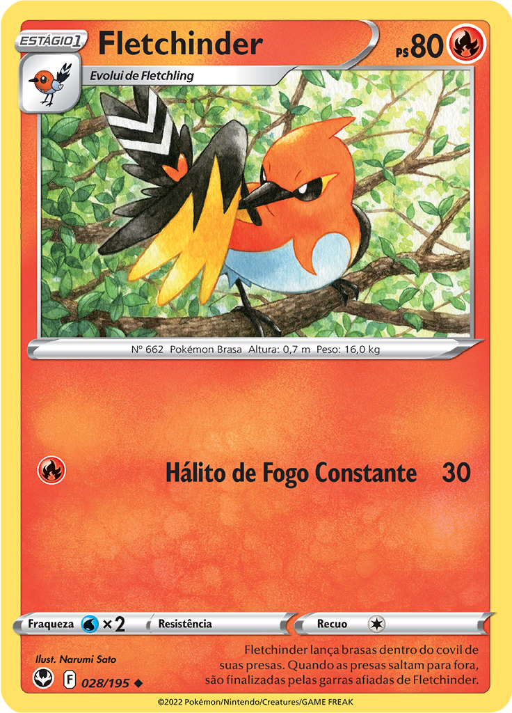Fletchinder (Reverse Holo)
