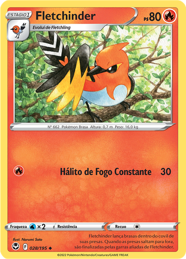 Fletchinder (Reverse Holo)