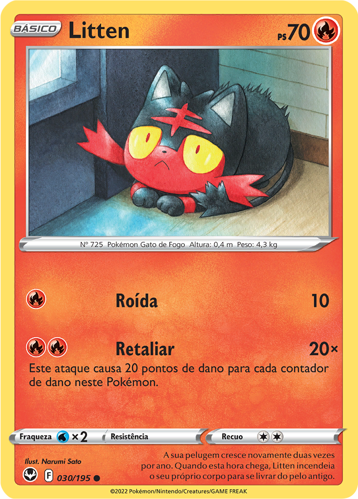 Litten (Reverse Holo)
