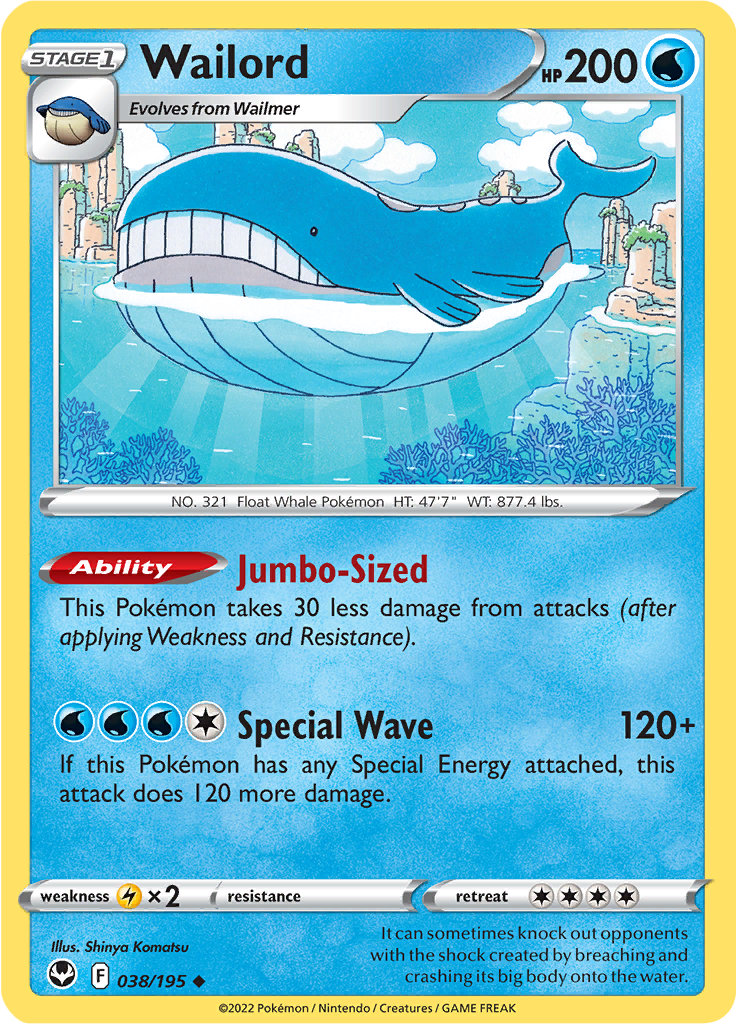 Wailord (Reverse Holo)