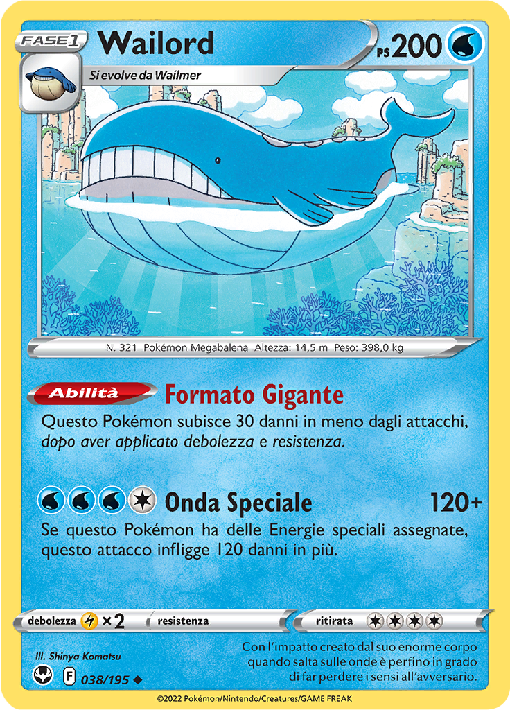 Wailord (Reverse Holo)