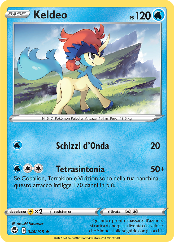 Keldeo (Reverse Holo)