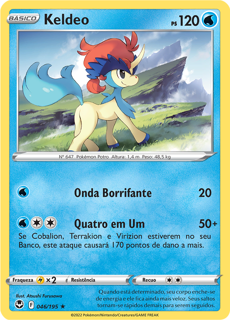 Keldeo (Reverse Holo)