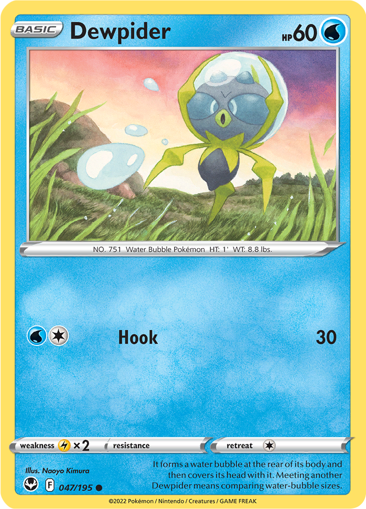 Dewpider (Reverse Holo)