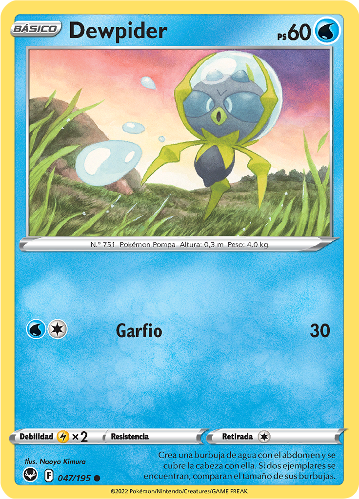 Dewpider (Reverse Holo)
