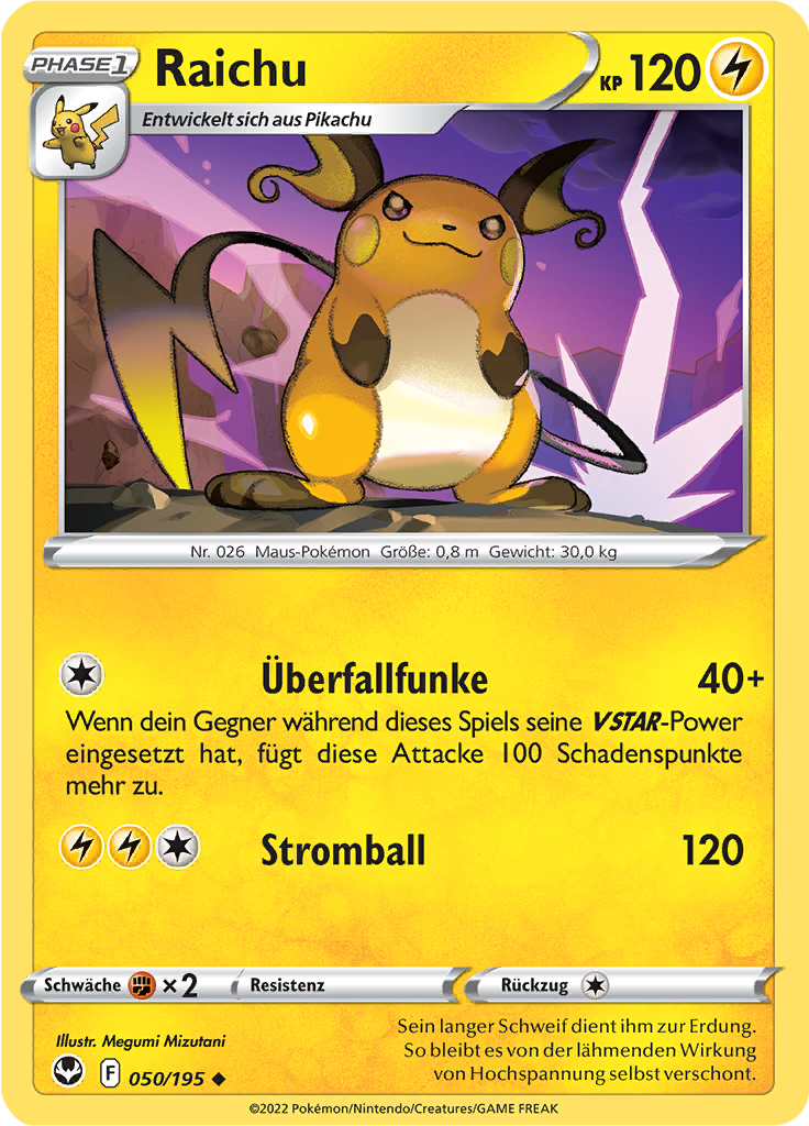 Raichu (Reverse Holo)