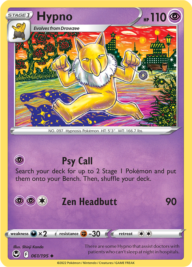 Hypno (Reverse Holo)