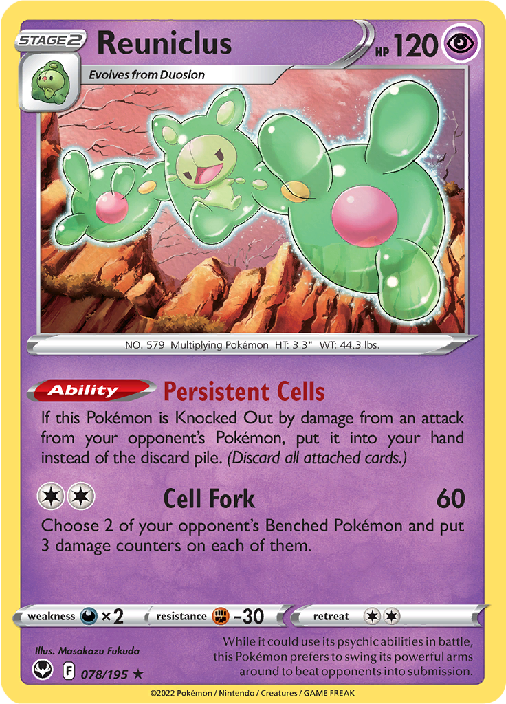 Reuniclus (Reverse Holo)