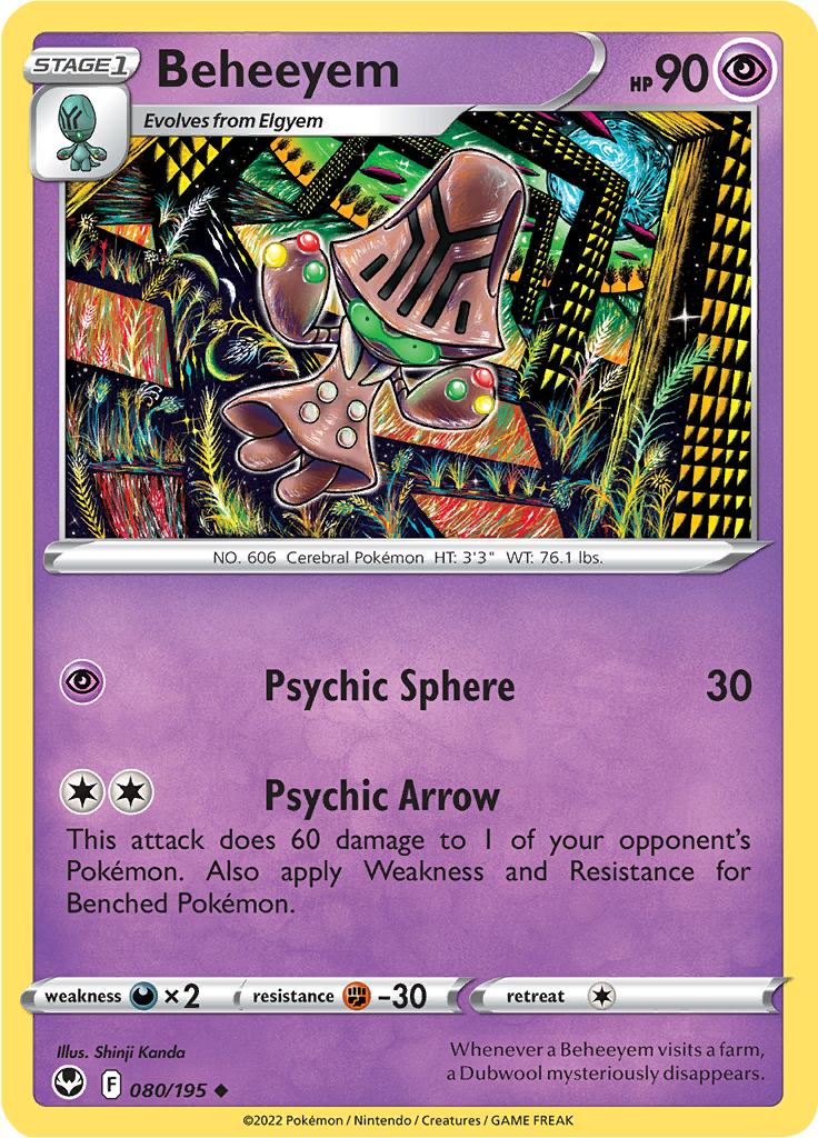 Beheeyem (Reverse Holo)