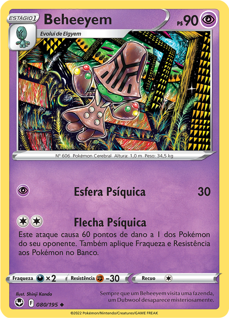 Beheeyem (Reverse Holo)