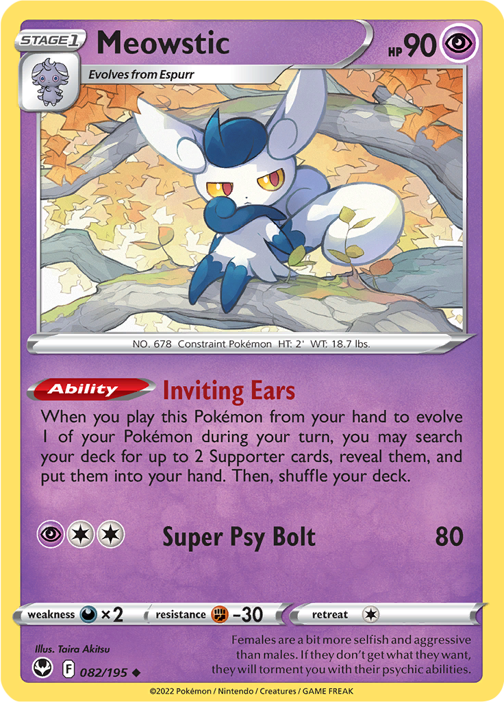 Meowstic (Reverse Holo)