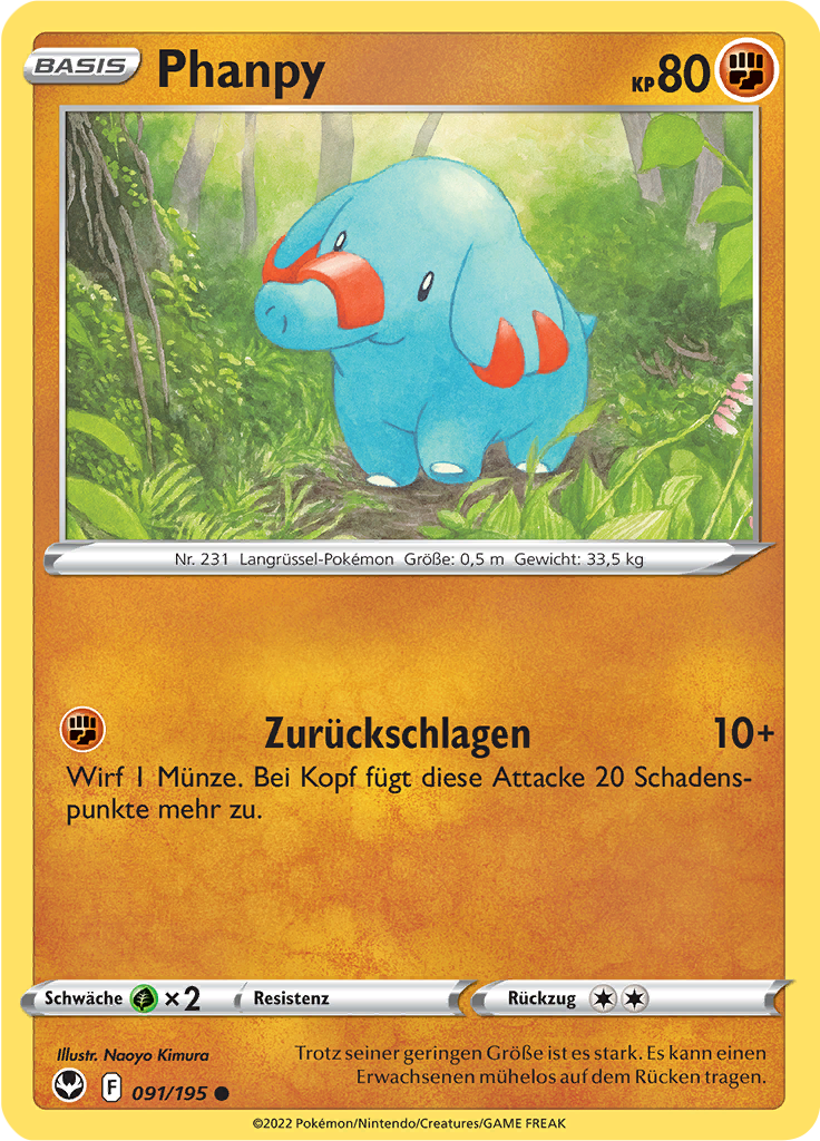 Phanpy (Reverse Holo)