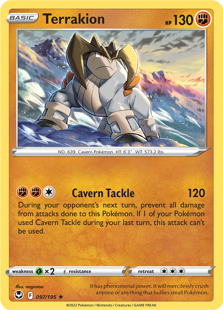Terrakion (Reverse Holo)