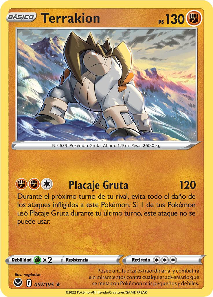 Terrakion (Reverse Holo)