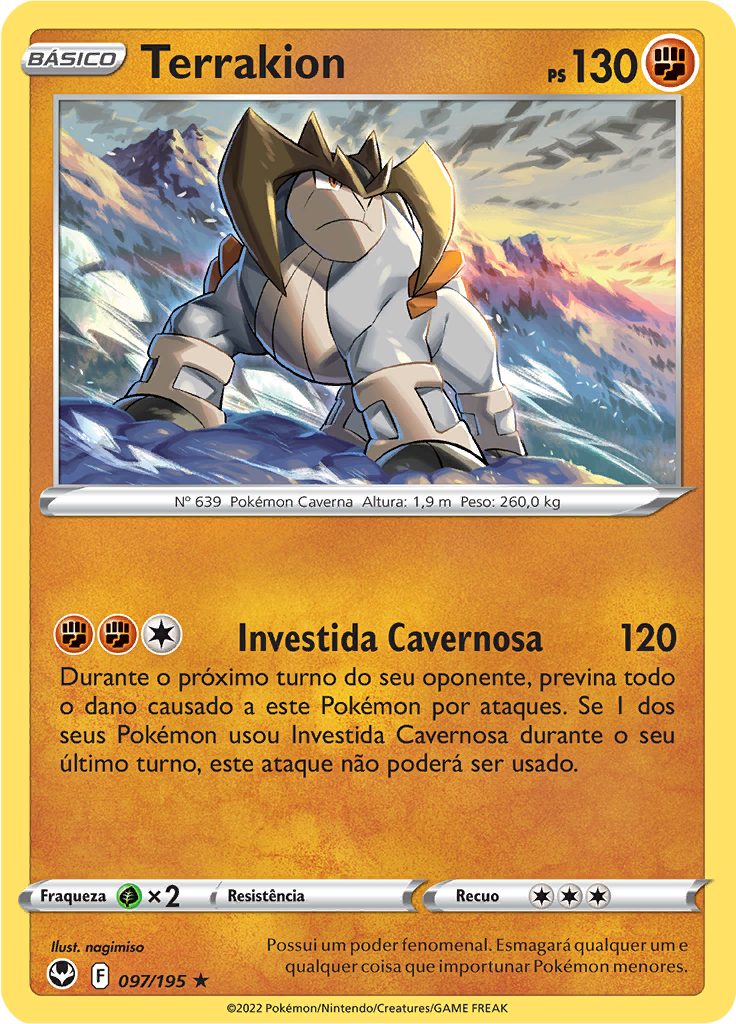 Terrakion (Reverse Holo)