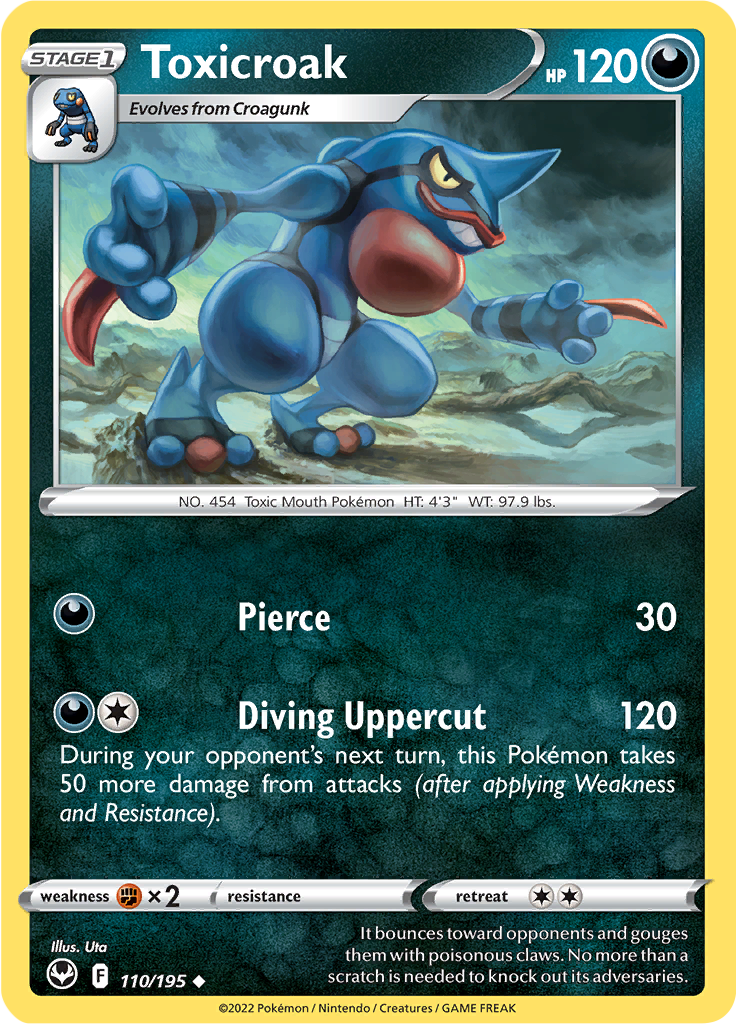 Toxicroak (Reverse Holo)