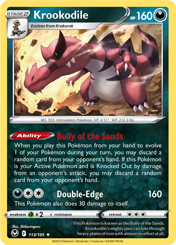 Krookodile (Reverse Holo)