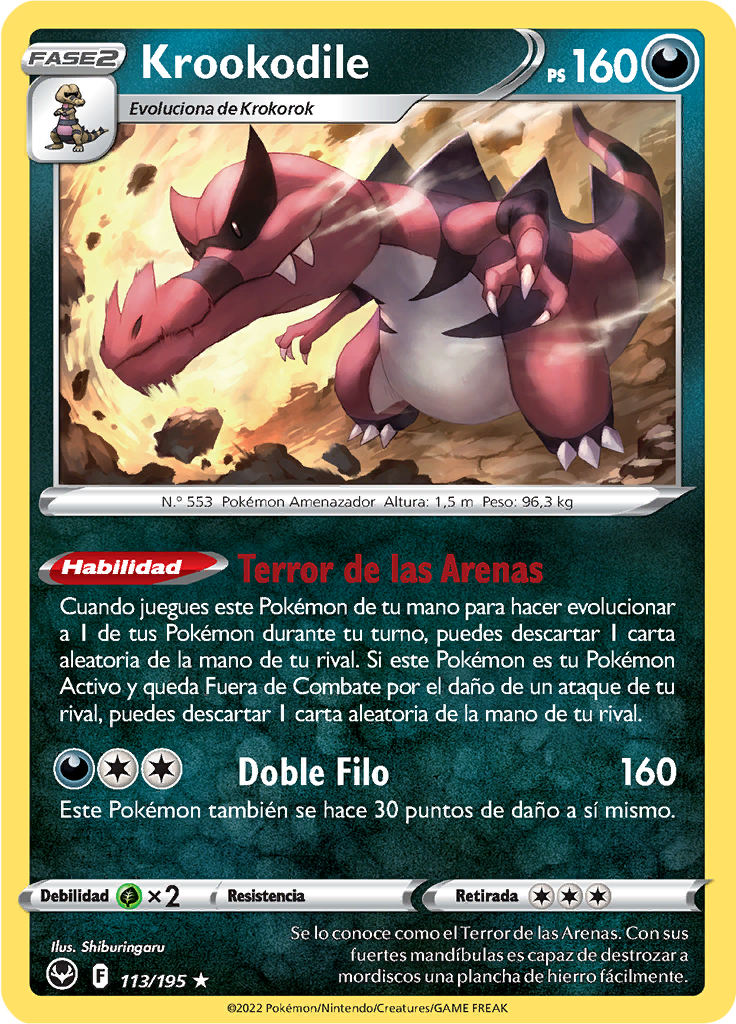 Krookodile (Reverse Holo)