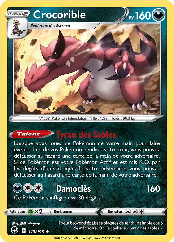 Crocorible (Reverse Holo)